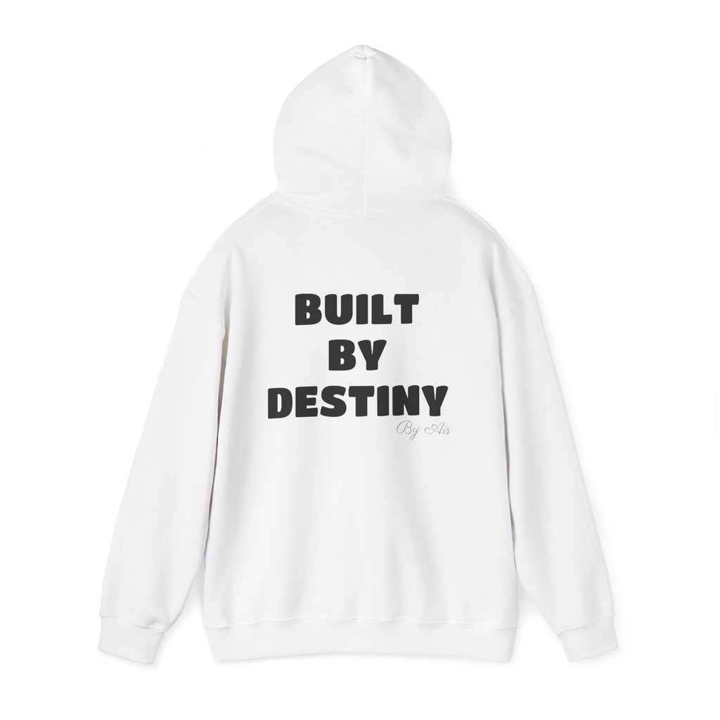 The ÁME Hoodie — 'Built By Destiny' Graphic Pullover Hoodie (Minimal Chest Text)