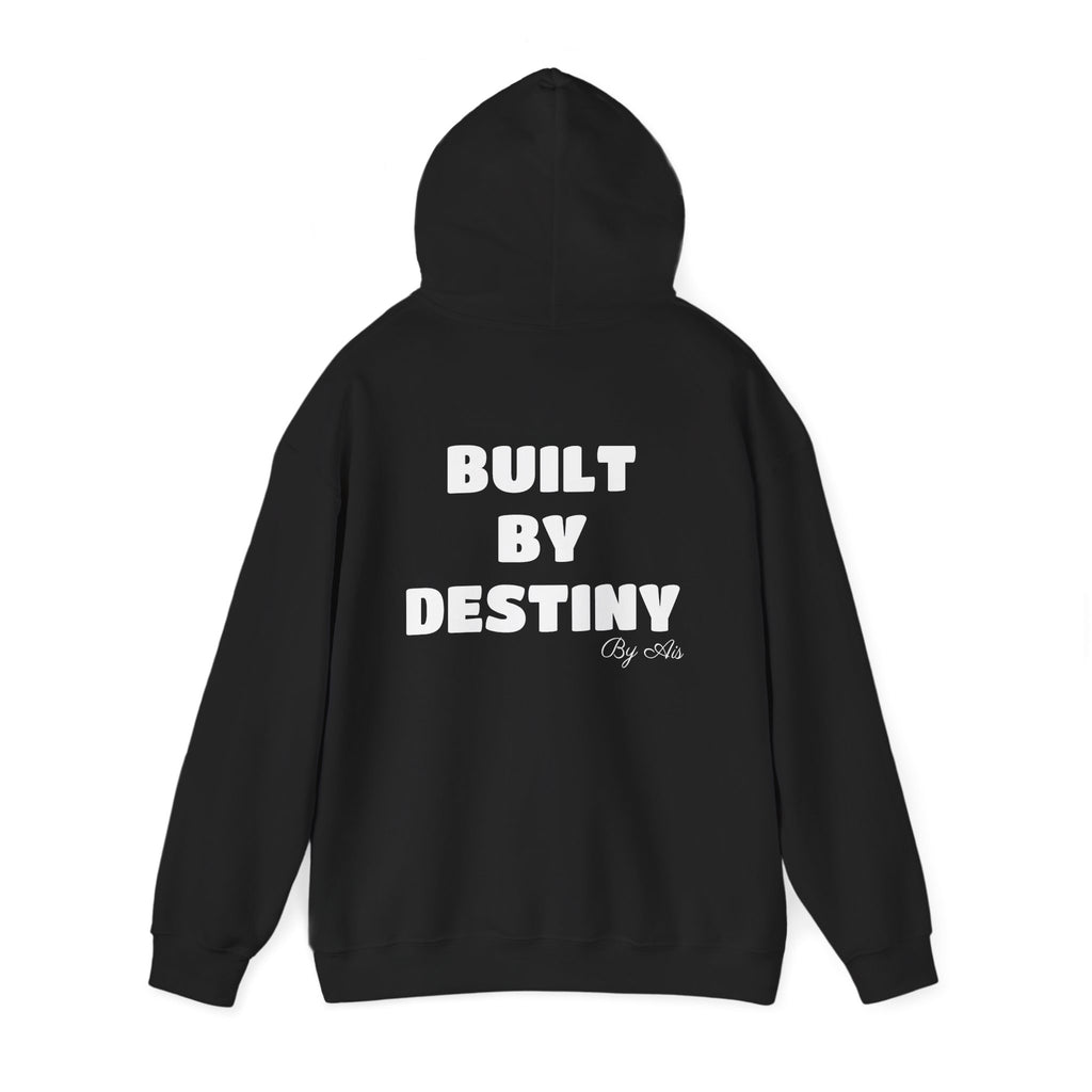 The ÁME Hoodie — 'Built By Destiny' Graphic Pullover Hoodie (Minimal Chest Text)