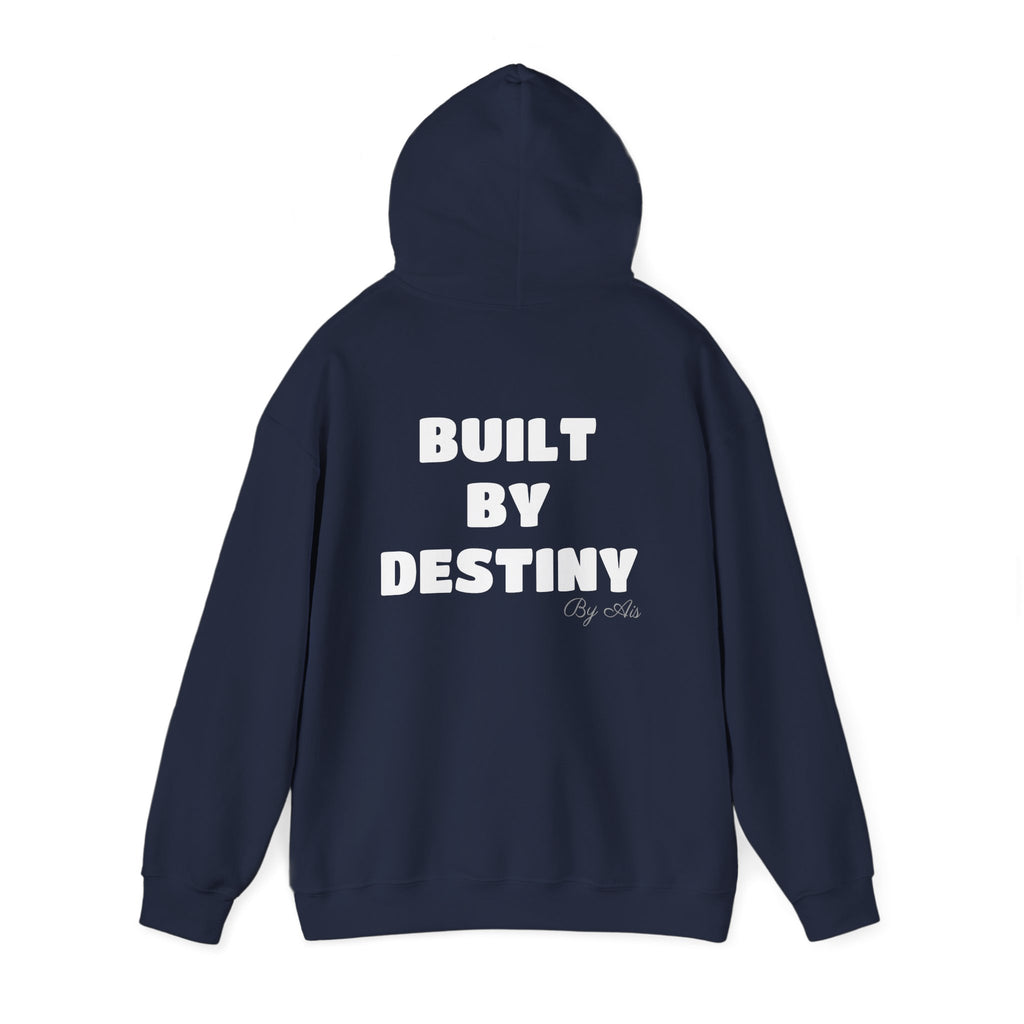 The ÁME Hoodie — 'Built By Destiny' Graphic Pullover Hoodie (Minimal Chest Text)
