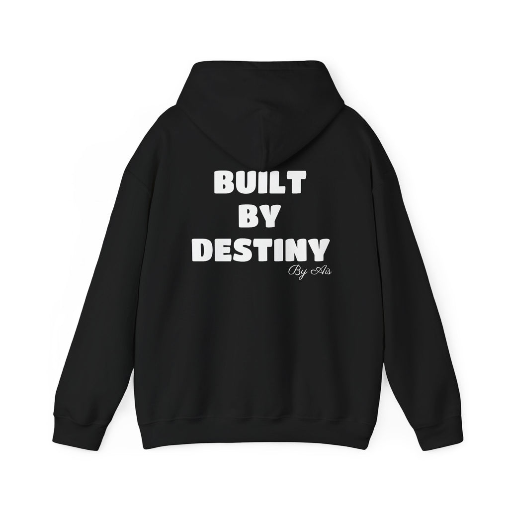 The ÁME Hoodie — 'Built By Destiny' Graphic Pullover Hoodie (Minimal Chest Text)