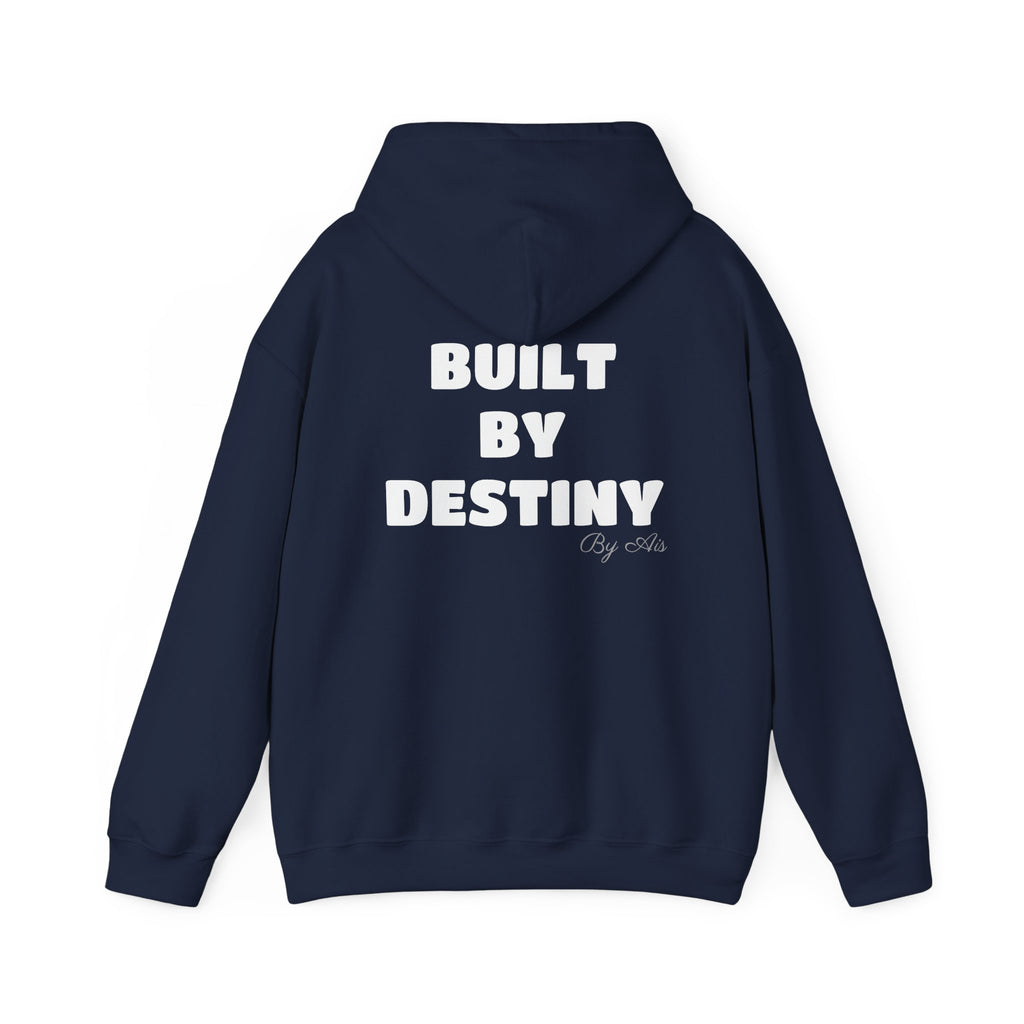 The ÁME Hoodie — 'Built By Destiny' Graphic Pullover Hoodie (Minimal Chest Text)