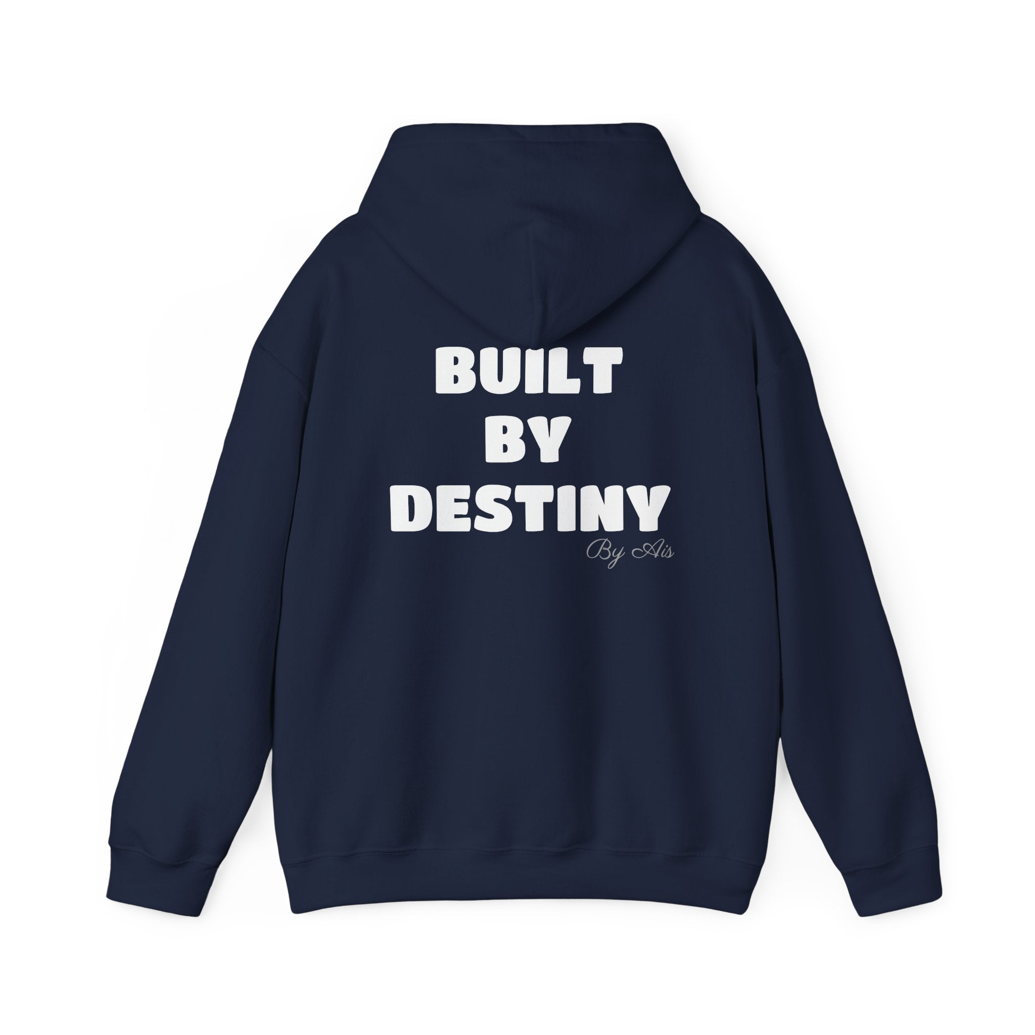 The ÁME Hoodie — 'Built By Destiny' Graphic Pullover Hoodie (Minimal Chest Text)
